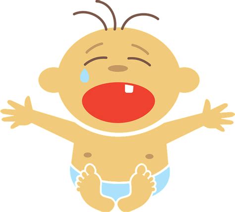 Crying Baby Pictures Clipart