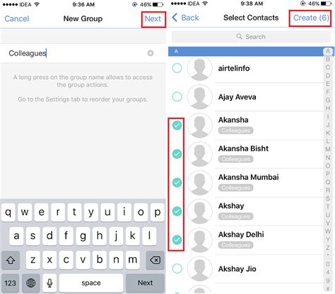 You can use these features from within the app and these are pretty easy to. How to Share Multiple Contacts From iPhone At Once With ...