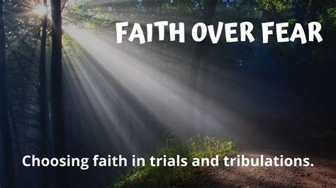 Faith Over Fear Sermon For Sunday March 22 2020 Youtube