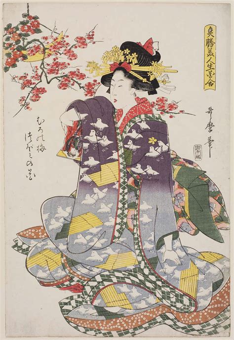 Japanese Edo Period About Ky Wa Artist Kitagawa Utamaro