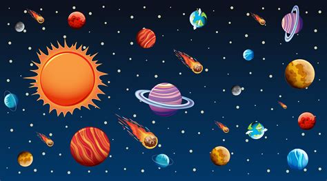 Planets In Outer Space