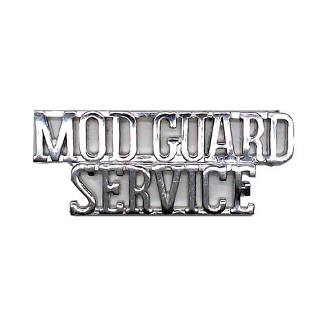 Mod Guard Service Ministry Of Defence Shoulder Title