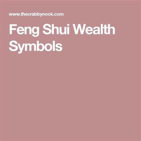 Feng Shui Wealth Symbols Feng Shui Wealth Feng Shui Symbols