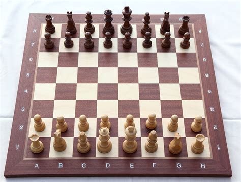 File Chess Board With Chess Set In Opening Position 2012 PD 03