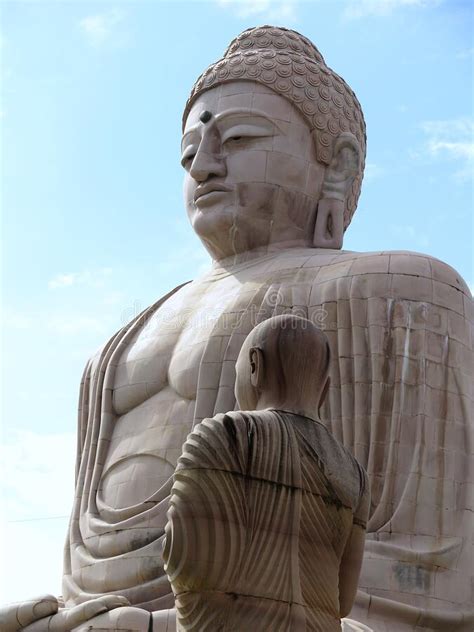 Close Up Of The Great Buddha Statue Bodhgaya Bihar India It Is