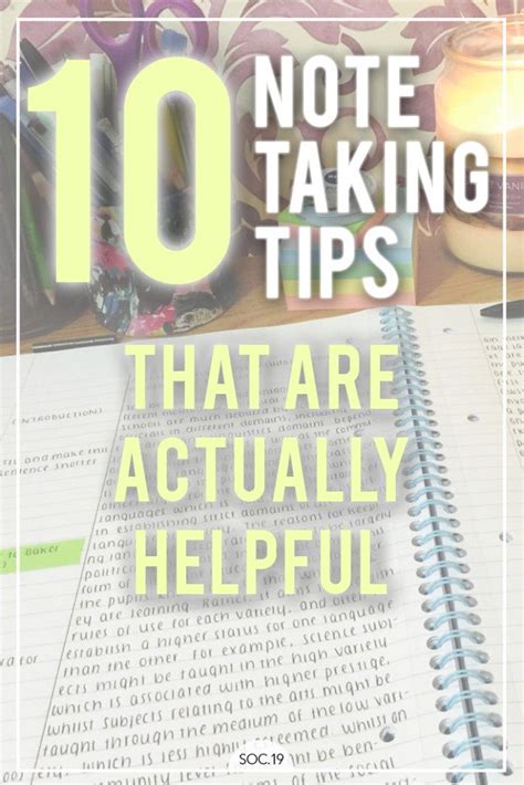10 Note Taking Tips That Are Actually Helpful Society19 Note Taking
