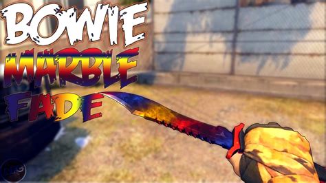 Csgo Bowie Knife Marble Fade Showcase Youtube