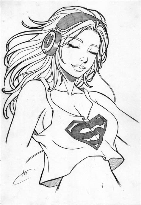 Kara Wearing A Sleeveles Shirt Face Sketch Girl Sketch Female Drawing Girl Drawing Cartoon