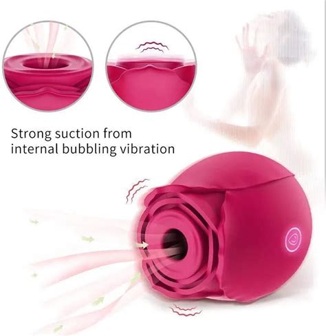 Rose Sex Toy 2021 Red Rose Vibrator Rose Oral Clitoral Sucking Vibrator