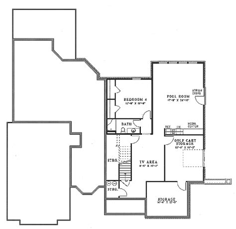 European Style House Plan 4 Beds 5 Baths 5563 Sqft Plan 17 2006