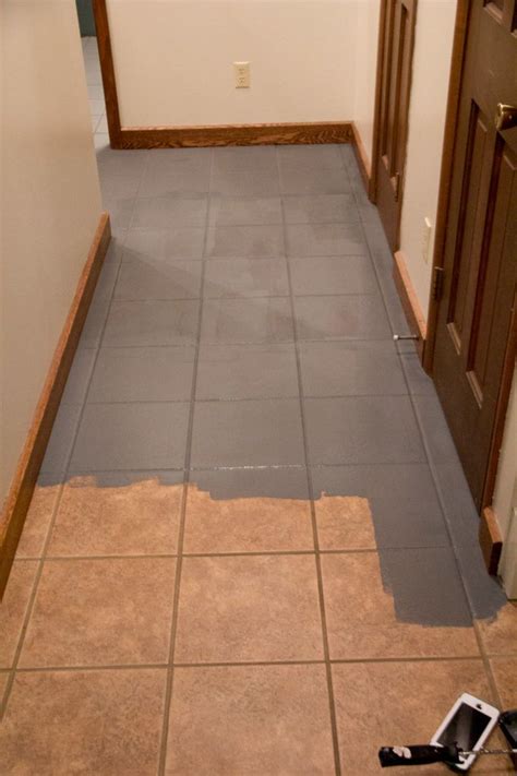 While the twain shall never meet, the gap between the two is getting narrower all the time. Faux Cement Tile Painted Floors | Tile floor diy, Diy ...