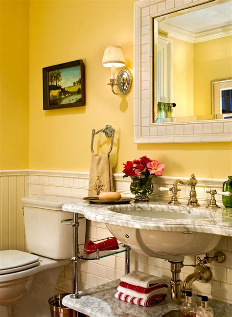 20 Yellow Bathroom Designs Decorating Ideas Design Trends Premium