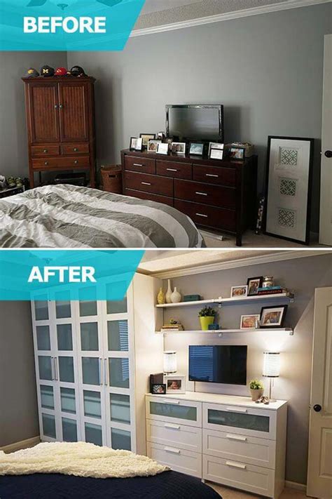 This area can also double as a spot to set out your clothes for the next day or even put on your shoes. 31 Small Space Ideas to Maximize Your Tiny Bedroom ...
