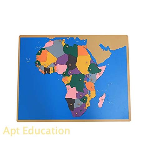 Buy Montessori Toy Puzzle Map Of Africa Map Without Control Map Online