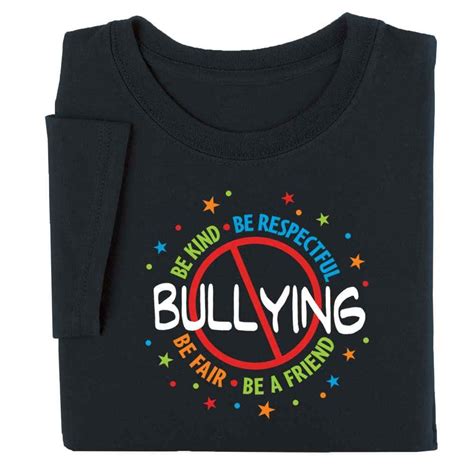 No Bullying Adult T-Shirt | Positive Promotions