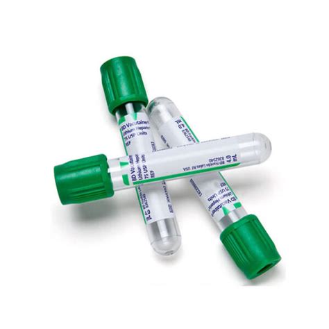 BD Vacutainer PST Tube With Polymer Gel And Lithium Heparin 56 USP
