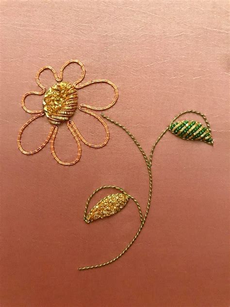 Goldwork Royal School Of Needlework Embroidery Technique Courses