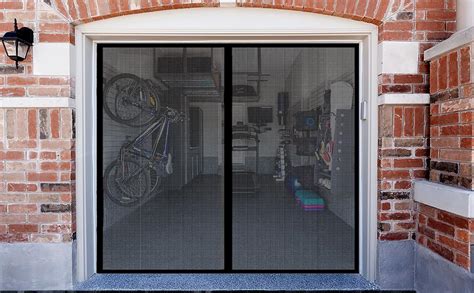 Magnetic Garage Door Screen Double Car 8h X 16w Single Also