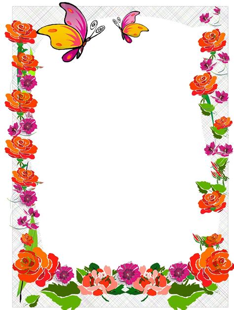 Princesas De Disney Floral Border Design Boarders And Frames Page