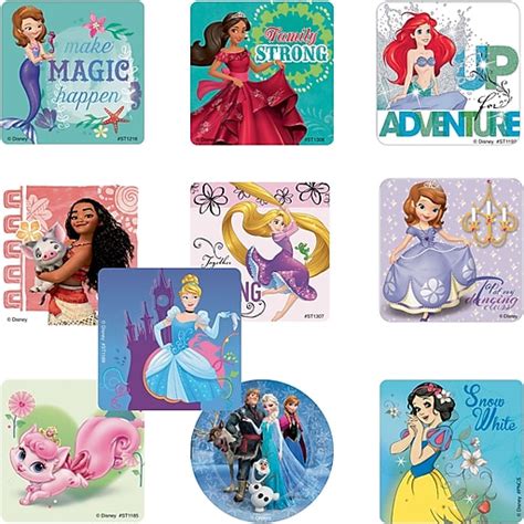 Smilemakers® Disney Princess Sticker Sampler Assorted Designs 2 12
