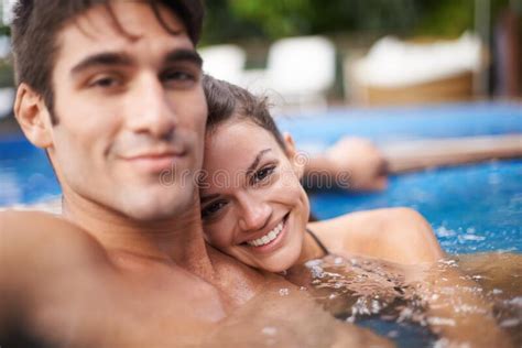Her Sweetheart Portrait Of An Attractive Young Couple Relaxing In A