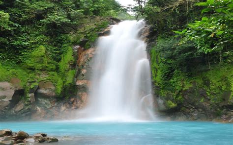 Blue Waterfall Costa Rica