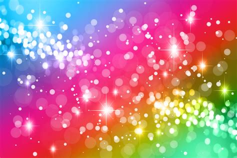 Rainbow Sparkle Shiny Glitter Background Graphic By Rizu Designs