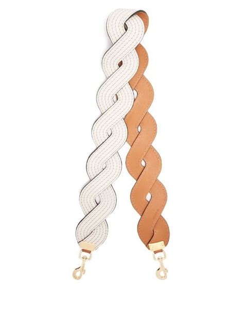 Loewe Twisted Wave Leather Bag Strap Leather Earrings Leather