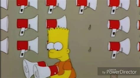 The Simpsons Ep 16 Bart Testing Megaphones Youtube