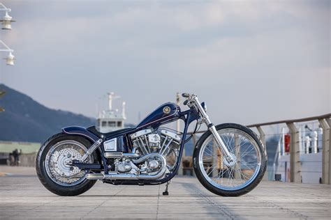 Hiroshima Harley Shovelhead By Satomari Motorcycle Pipeburn