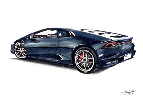 Gemälde Kunstwerk Lamborghini Huracan Dessin Original Catawiki
