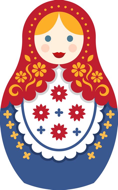 Russia Lady Matryoshka Doll 23792285 Png