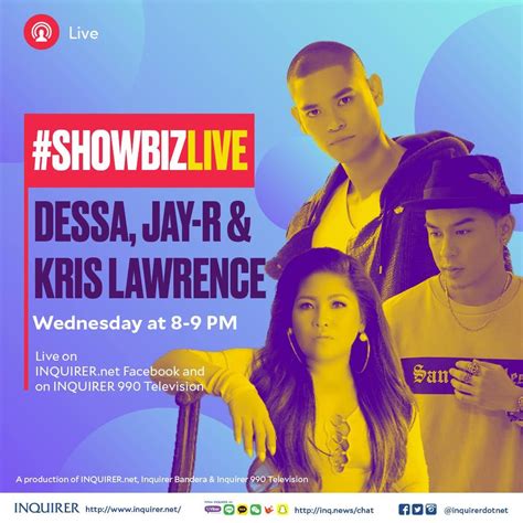 Dessa Jay R Kris Lawrence Sing To Fans On Inquirer Showbizlive