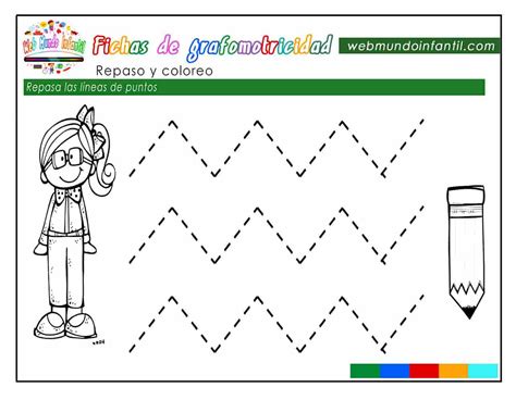 Actividades De Grafomotricidad Para Imprimir En Pdf Web Mundo Infantil