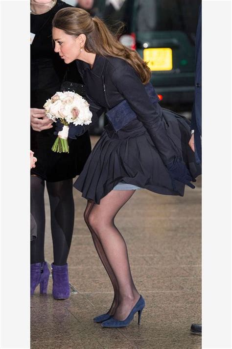 Kate Middletons Mini Skirt The Queen Objects To The Length Of Kates