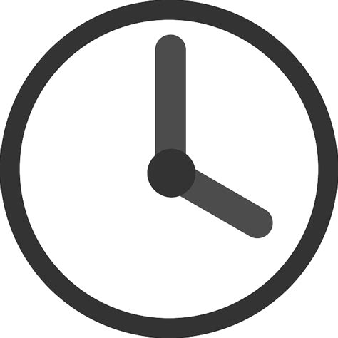 Clock Time Hour · Free Vector Graphic On Pixabay