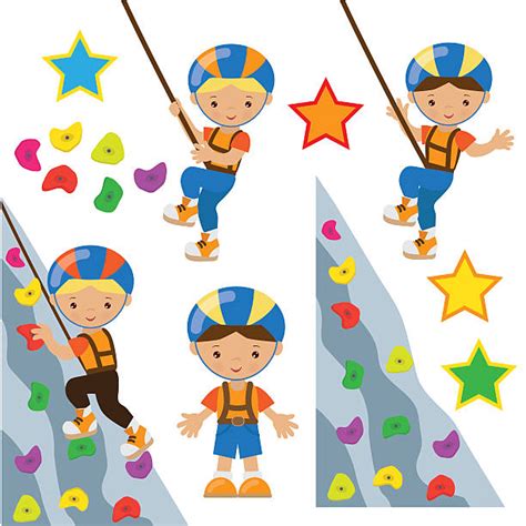Indoor Rock Climbing Illustrations Royalty Free Vector Graphics And Clip