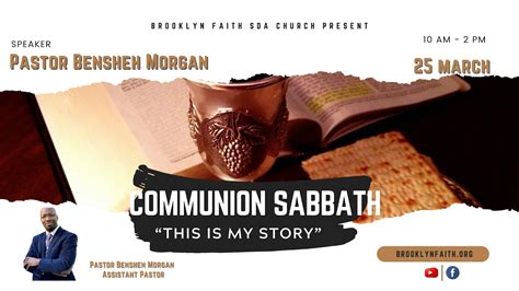 Brooklyn Faith Sda Online Sabbath Service “this Is My Story
