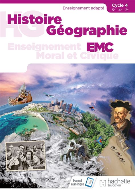 Histoire Géographie Emc Segpa Cycle 4 5e 4e 3e Livre élève