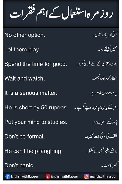 English Sentences With Urdu Translation Artofit