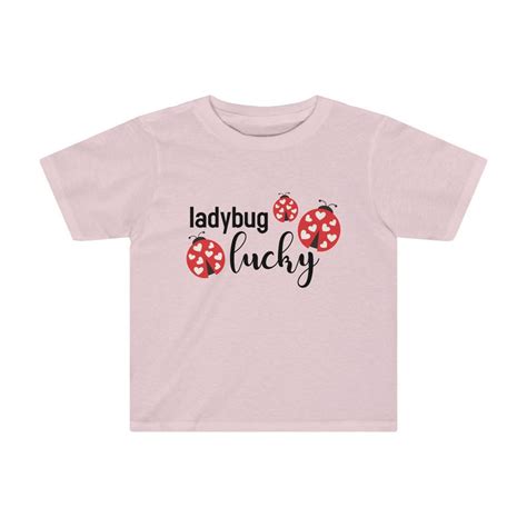 Toddler Ladybug Lucky Aesthetic Good Luck Shirt Etsy
