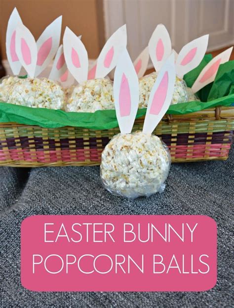 Easter Bunny Popcorn Balls In 2020 Easter Crafts Easter Diy Easter