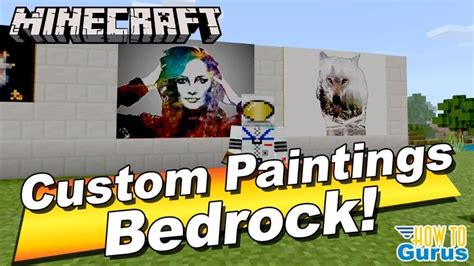 How To Add Custom Paintings Into Minecraft Bedrock Minecraft Painting