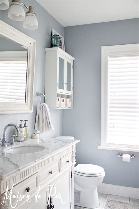 Today's palette are some of the most popular wall and cabinet colors right now for bathrooms and a good place to help you get started as you. 10 Tips for Designing a Small Bathroom - Maison de Pax