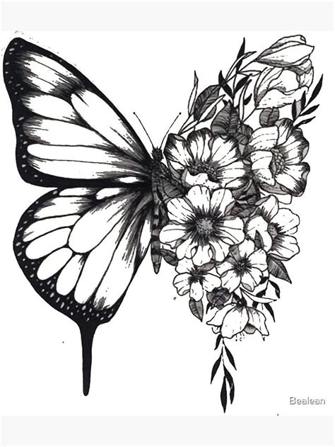 Póster Shawn Mendes Butterfly Tattoo De Bealean Redbubble Tattoo