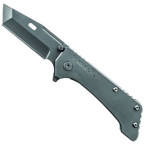 Schrade Frame Lock Tanto Blade Index Flipper Folding Knife
