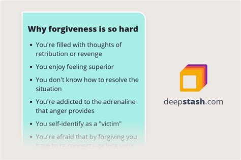 Why Forgiveness Is So Hard Deepstash