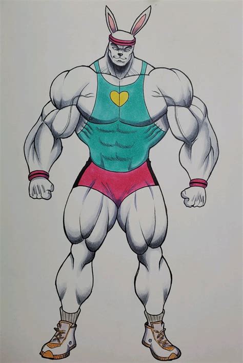 Johnny The Muscular Rabbit By Vitowan On Deviantart