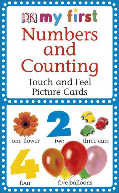 my 1st tandf picture cards my first touch and feel picture cards numbers and counting dk ca