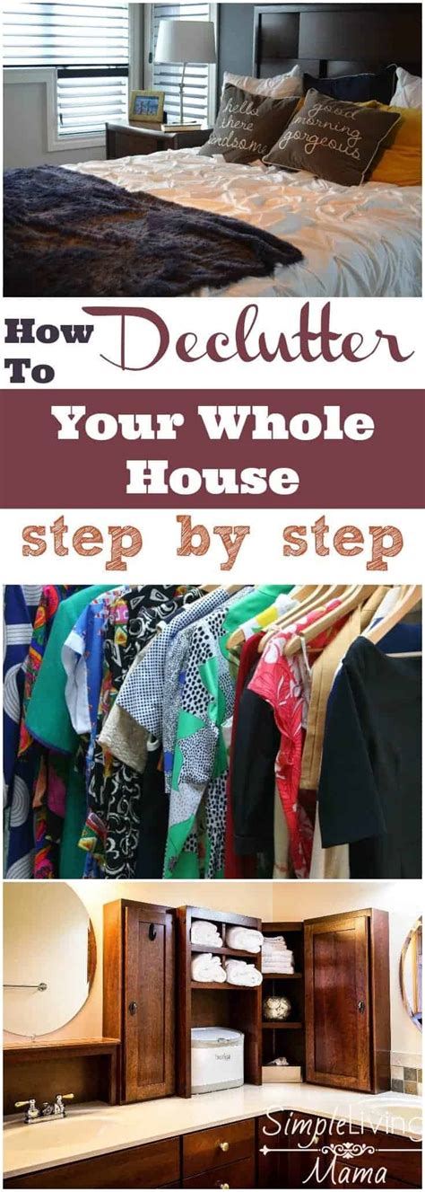 How to declutter a small bedroom. How To Declutter Your Whole House - Step-by-Step - Simple ...